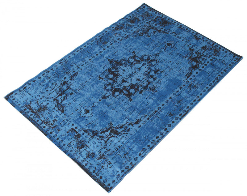 Chenta Blue 5'3\" x 7'7\" Area Rug