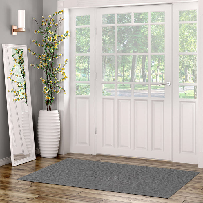 Bellezza Dark Grey 2'2\" x 6'0\" Area Rug - S of 2