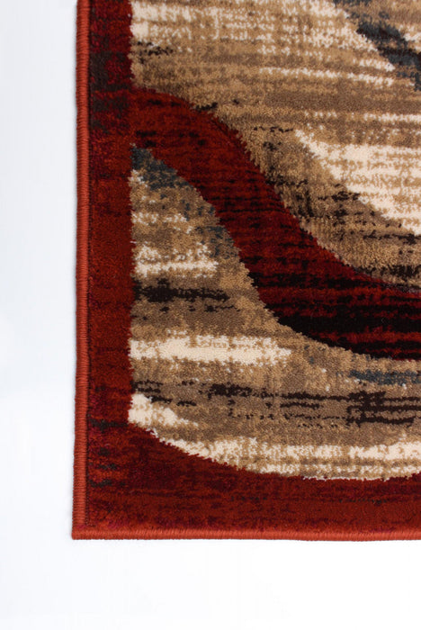 Allonah Red Area Rug - 6'7\" X 9'6\" 