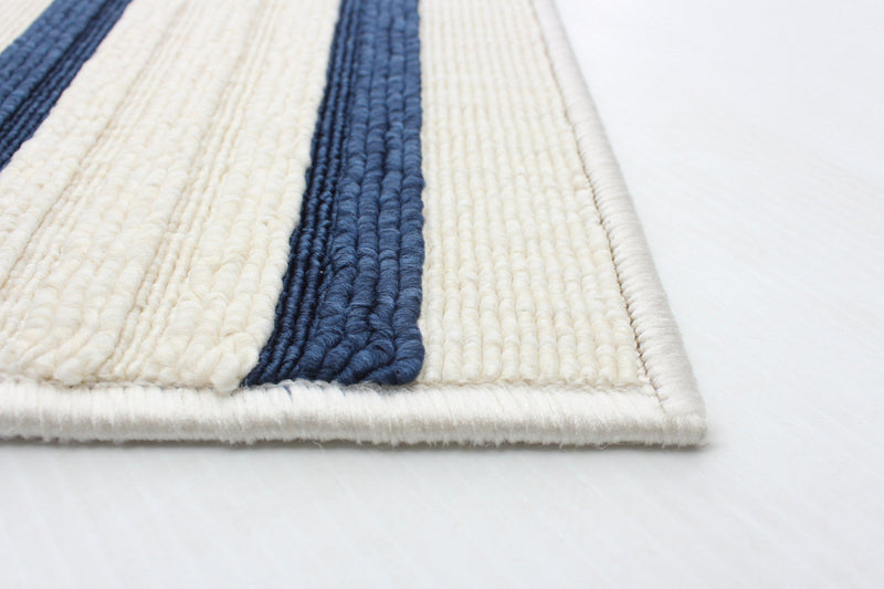 Talya Blue-Ivory 3'11\" x 5'7\" Area Rug