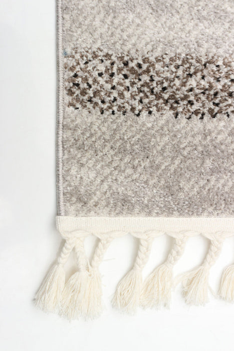 Vera Coastal Grey/Ivory Area Rug - 5'2\" x 7'5\"