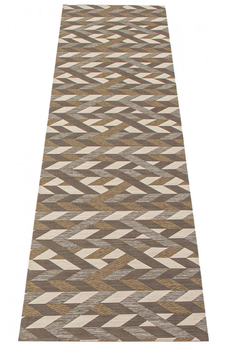 Bellezza Dark Brown 2'2\" x 22'0\" Area Rug