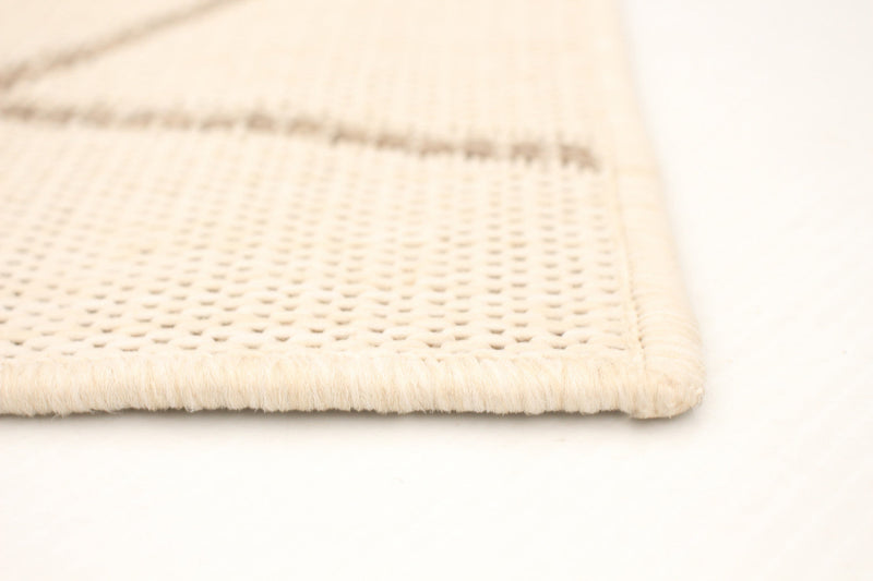 Sadie Abstract Champagne-Taupe Area Rug - 7'10\" x 10'2\"