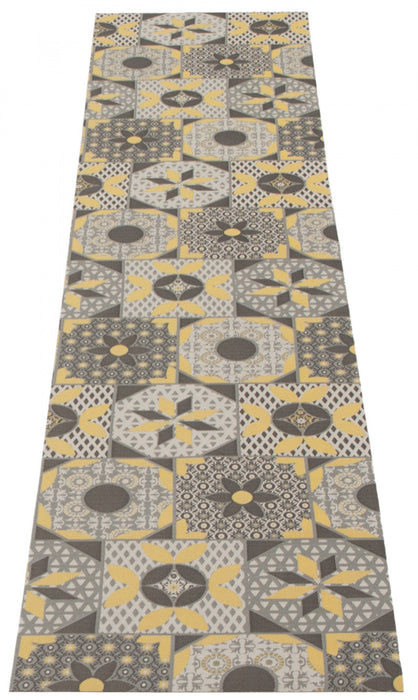 Bellezza Grey 2'2\" x 22'0\" Area Rug