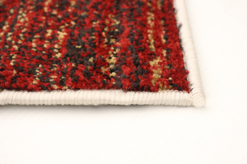 Aya Ivory-Red Area Rug - 3'11\" x 5'7\"