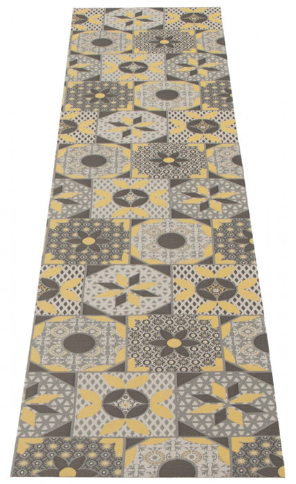 Bellezza Grey 2'2\" x 16'0\" Area Rug