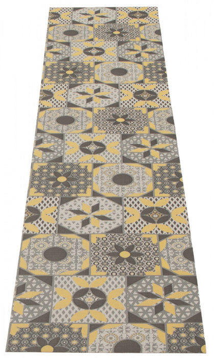 Bellezza Grey 2'2\" x 12'0\" Area Rug