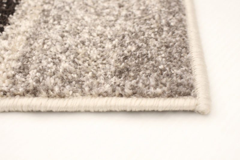 Aya Ivory-Blue Area Rug - 7'10\" x 10'2\"