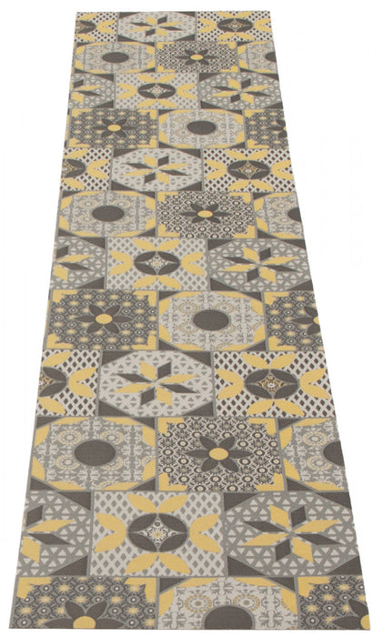 Bellezza Grey 2'2\" x 10'0\" Area Rug