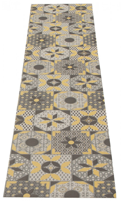 Bellezza Grey 2'2\" x 28'0\" Area Rug
