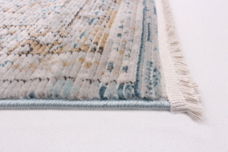 Leandra Taupe/blue Rug 8'0\" X 10'0\" Area Rug