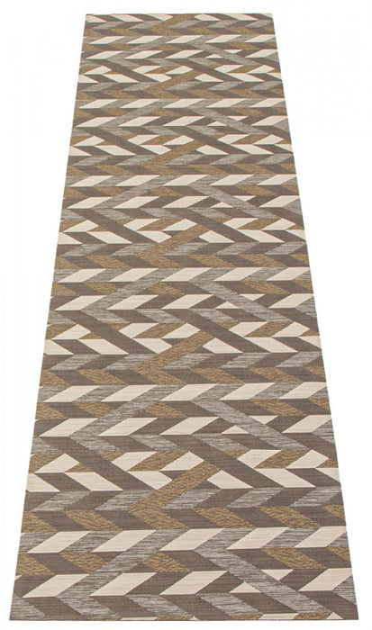 Bellezza Dark Brown 2'2\" x 14'0\" Area Rug