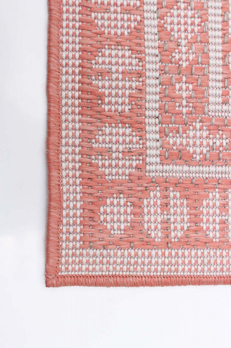 Neisha Traditional Coral Rug 6'7\" X 9'6\" Area Rug