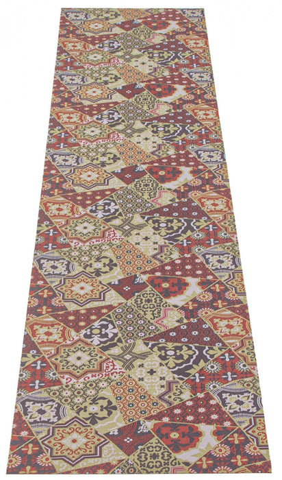Bellezza Red / Green 2'2\" x 20'0\" Area Rug