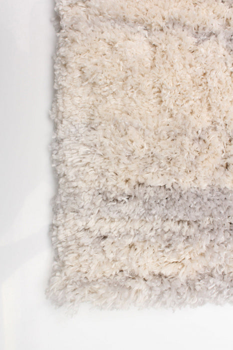 Kei Cream/Light Grey Area Rug - 3'11\" x 5'7\"