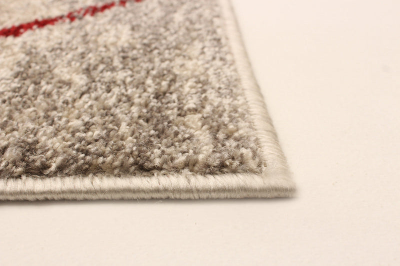 Grande Ivory/Red 7'10\" X 10'2\" Area Rug