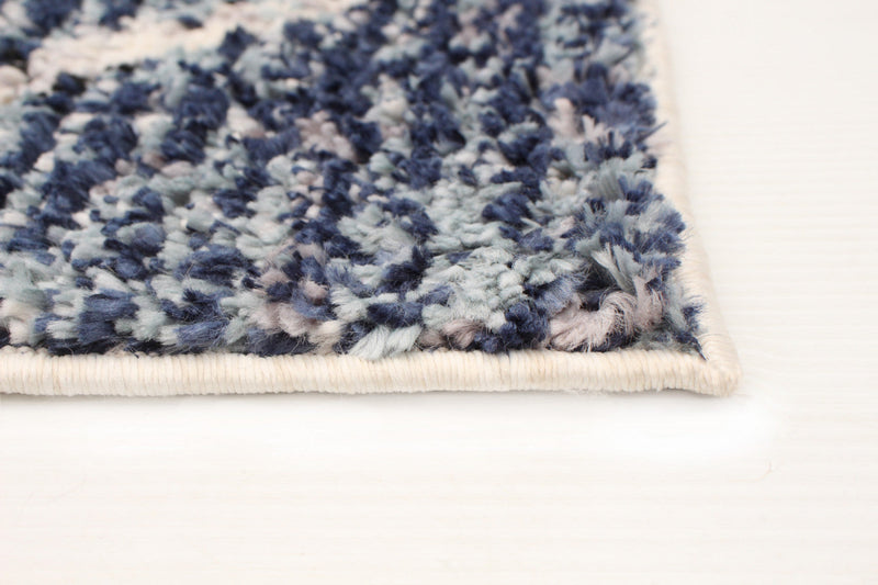 Makondo Abstract Blue Area Rug - 8'0\" x 10'0\"