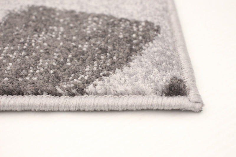 Palta Silver-Anthracite Area Rug - 3'11\" x 5'7\"