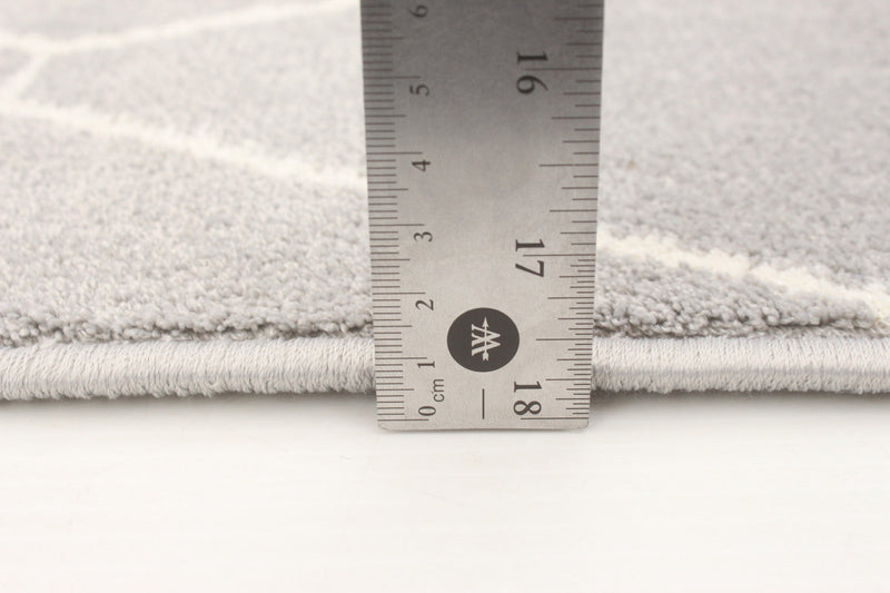 August Grey-White 6'7\" x 9'6\" Area Rug