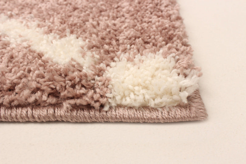 Serafina Pink Shag 7'10\" x 10'0\" Area Rug