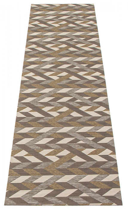 Bellezza Dark Brown 2'2\" x 10'0\" Area Rug