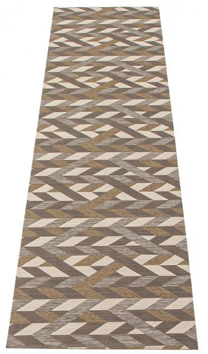 Bellezza Dark Brown 2'2\" x 12'0\" Area Rug