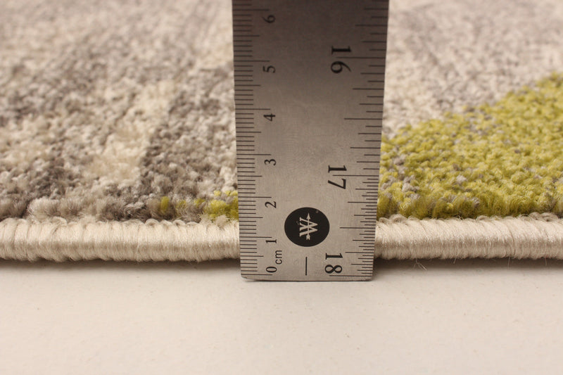 Korra Ivory / Green 7'10\" x 10'2\" Area Rug