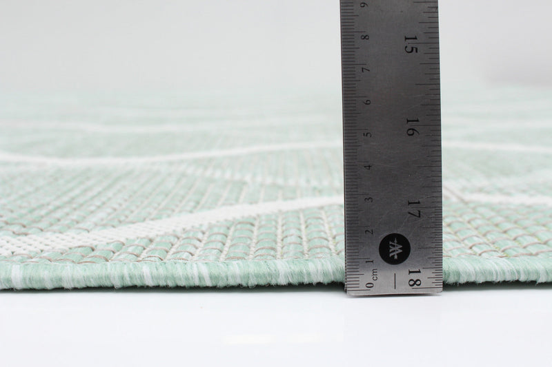Neisha Abstract Mint Rug 5'3\" X 7'3\" Area Rug