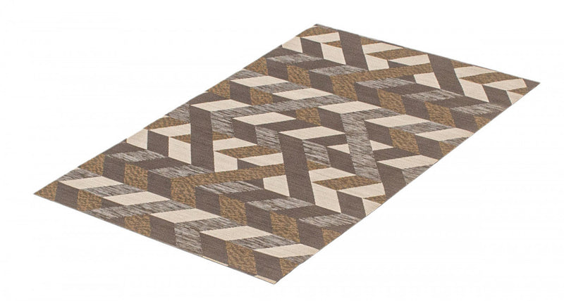 Bellezza Dark Brown 2'2\" x 3'0\" Area Rug