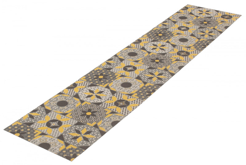 Bellezza Grey 2'2\" x 28'0\" Area Rug