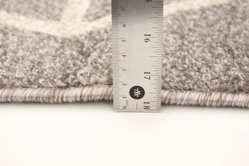 Anandi Grey-Ivory Area Rug - 5'3\" x 7'3\"