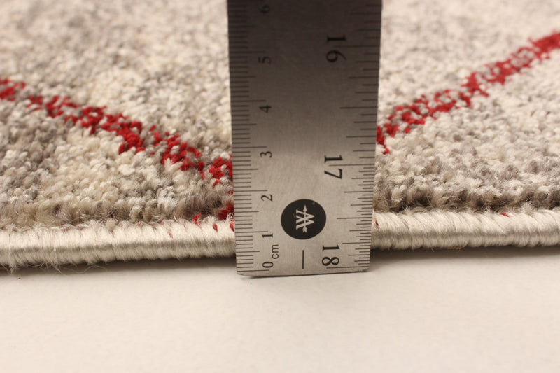 Grande Ivory/Red6'7\" X 9'6\" Area Rug