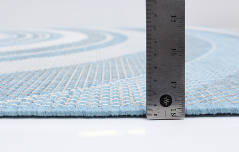 Neisha Modern Light Blue Rug 5'3\" X 7'3\" Area Rug