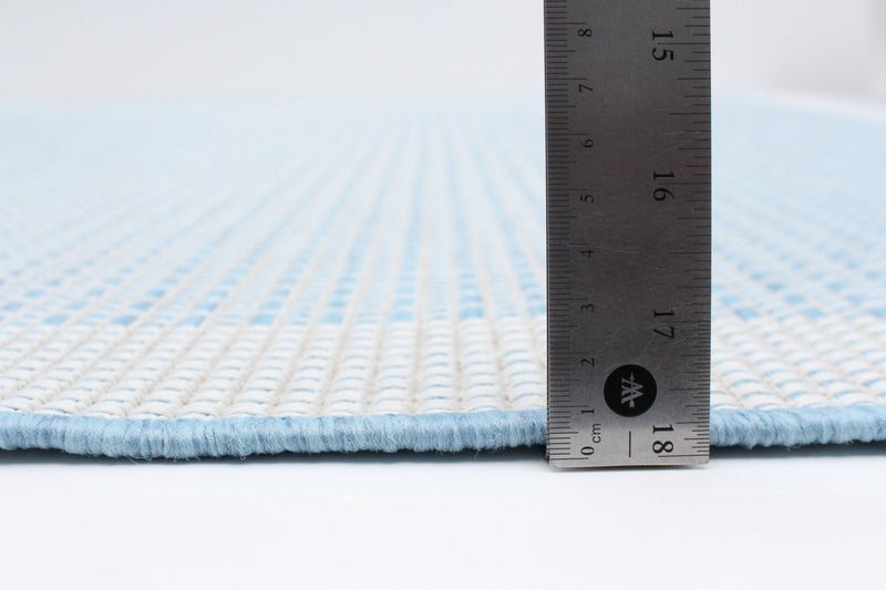 Neisha Classic Light Blue Rug 6'7\" X 9'6\" Area Rug