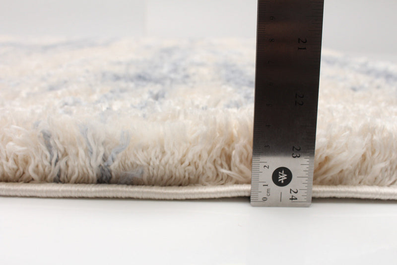 Kei Cream/Light Blue Area Rug - 5'3\" x 7'3\"