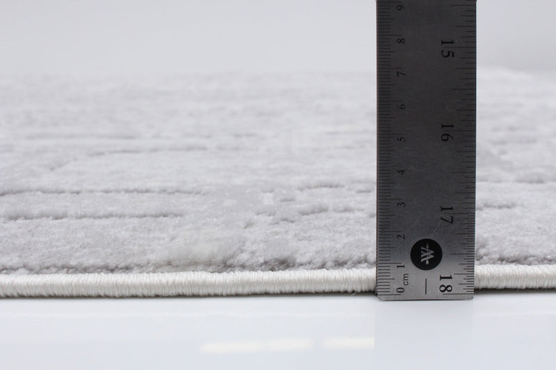 Jewel Light Grey Area Rug - 3'11\" X 5'7\" 