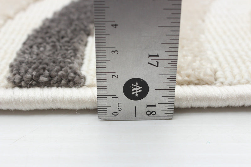 Nikkos Taupe 2'8\" x 4'11\" Area Rug