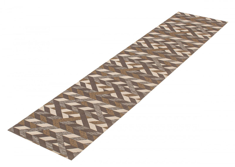 Bellezza Dark Brown 2'2\" x 16'0\" Area Rug