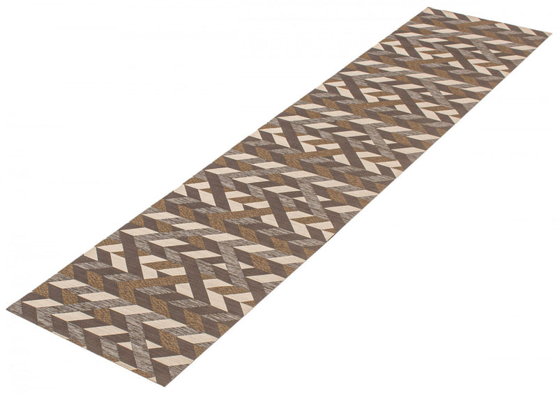 Bellezza Dark Brown 2'2\" x 20'0\" Area Rug