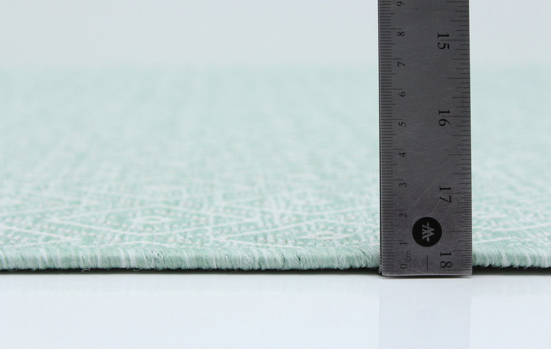 Neisha Diamond Mint Rug 5'3\" X 7'3\" Area Rug