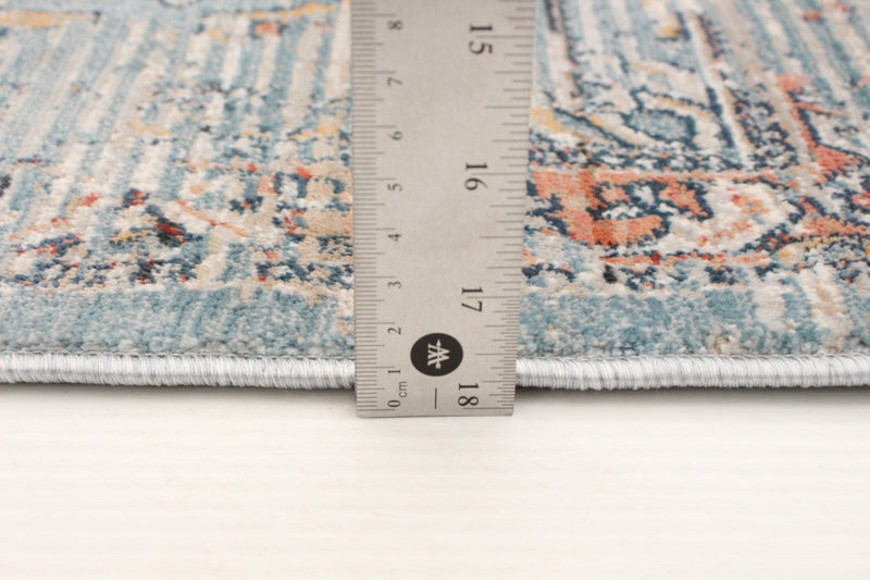 Baina Heriz Blue Area Rug - 6'7\" x 9'10\"