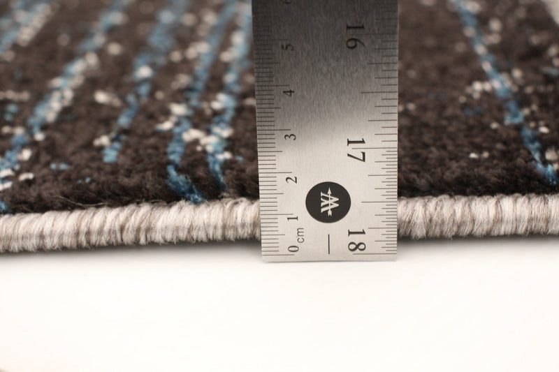 Aya Grey-Blue Area Rug - 7'10\" x 10'2\"