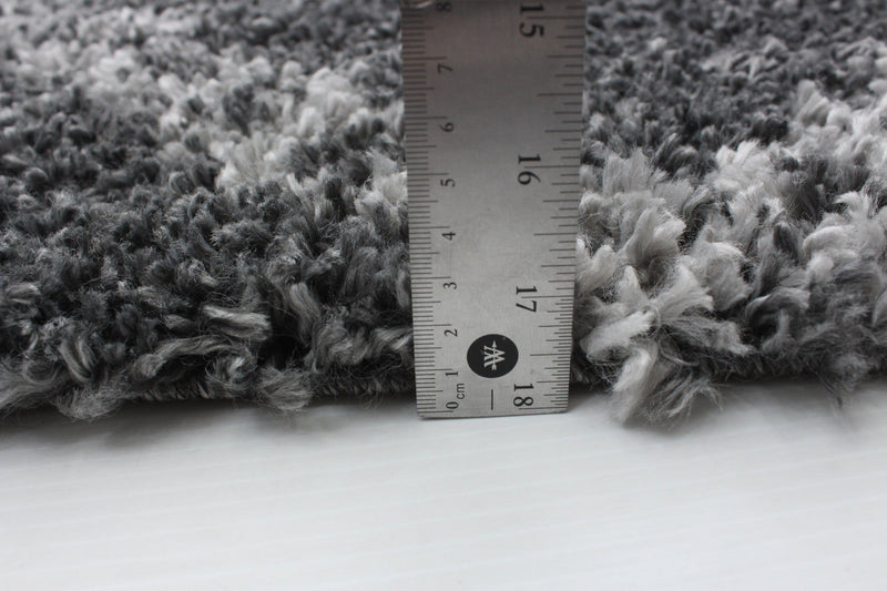 Helma Stark Dark Grey Shag 8'0\" X 10'0\" Area Rug