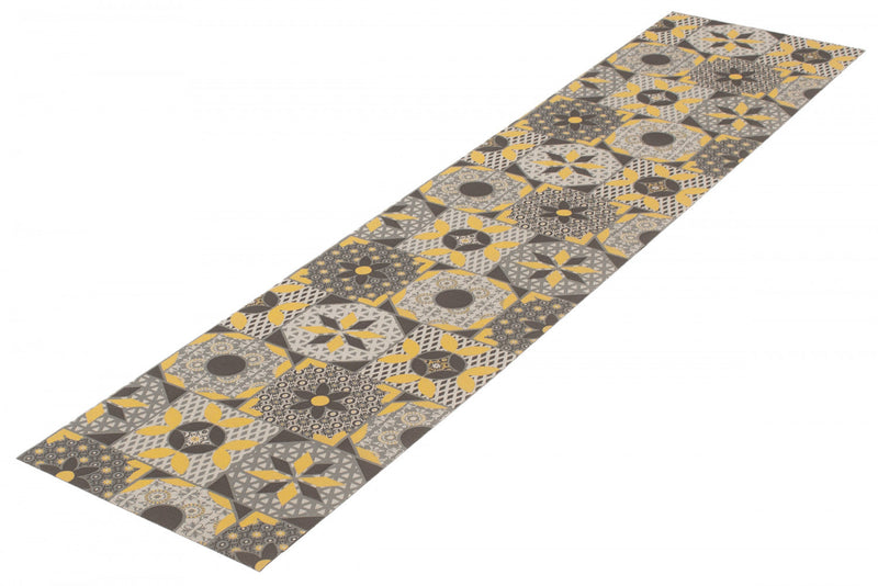 Bellezza Grey 2'2\" x 12'0\" Area Rug