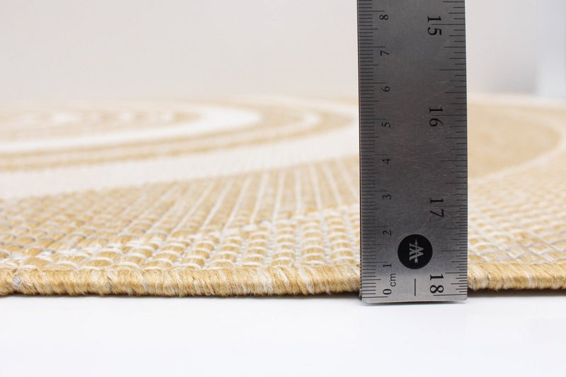 Neisha Modern Gold Rug 5'3\" X 7'3\" Area Rug