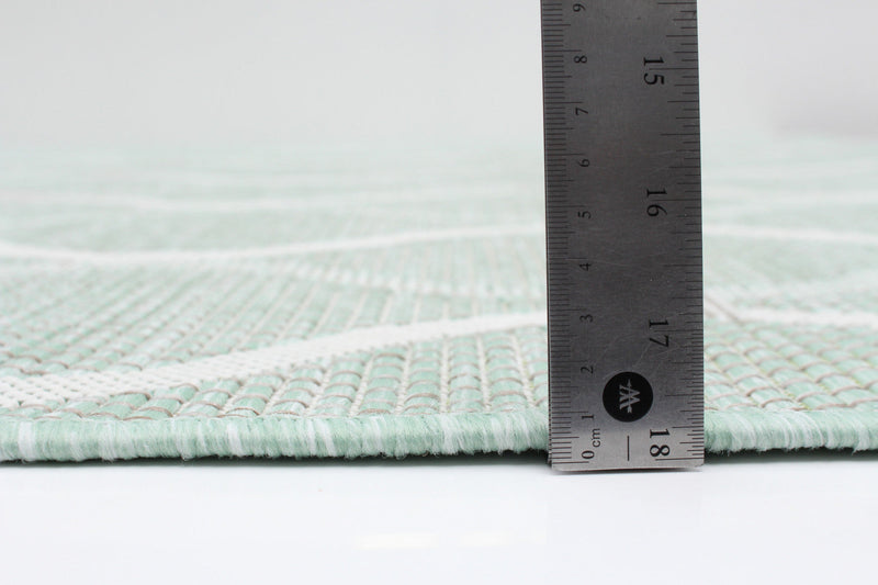 Neisha Abstract Mint Rug 6'7\" X 9'6\" Area Rug