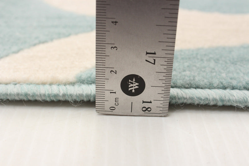 Aliya Aqua 4'7\" x 6'7\" Area Rug