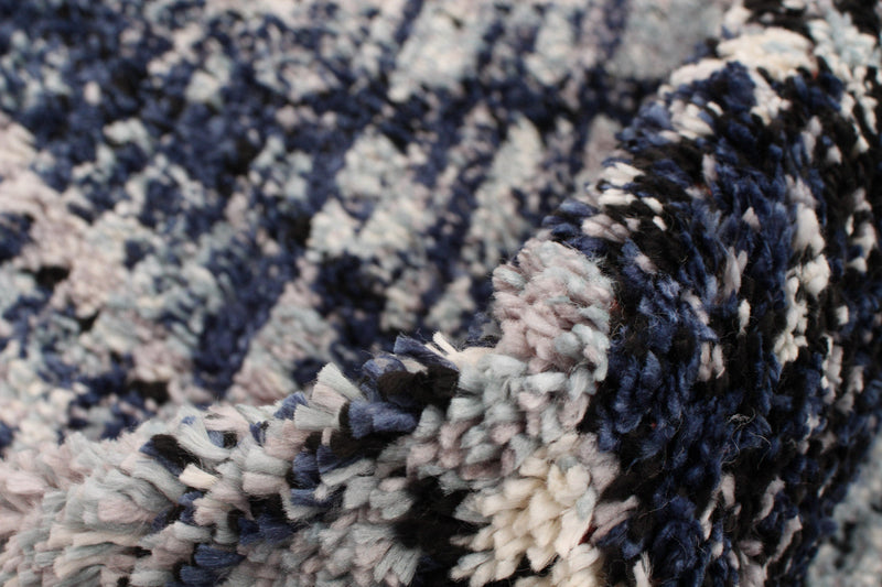 Makondo Abstract Blue Area Rug - 8'0\" x 10'0\"
