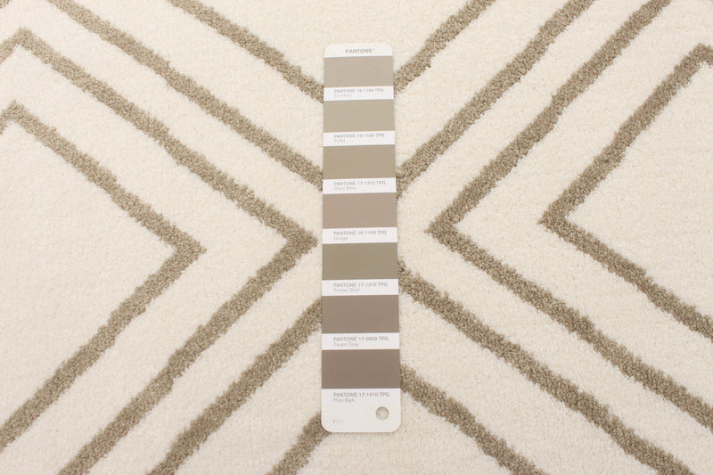 August Geod White-Tan 7'10\" x 10'2\" Area Rug
