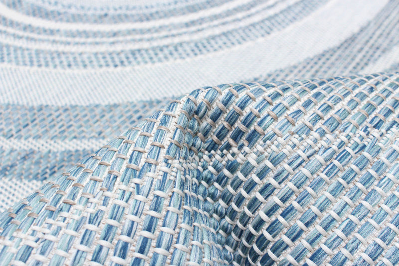 Neisha Modern Blue Rug 6'7\" X 9'6\" Area Rug